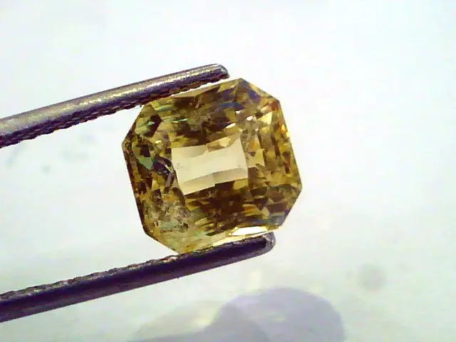 5.36 Ct Unheated Untreated Natural Ceylon Yellow Sapphire AAA