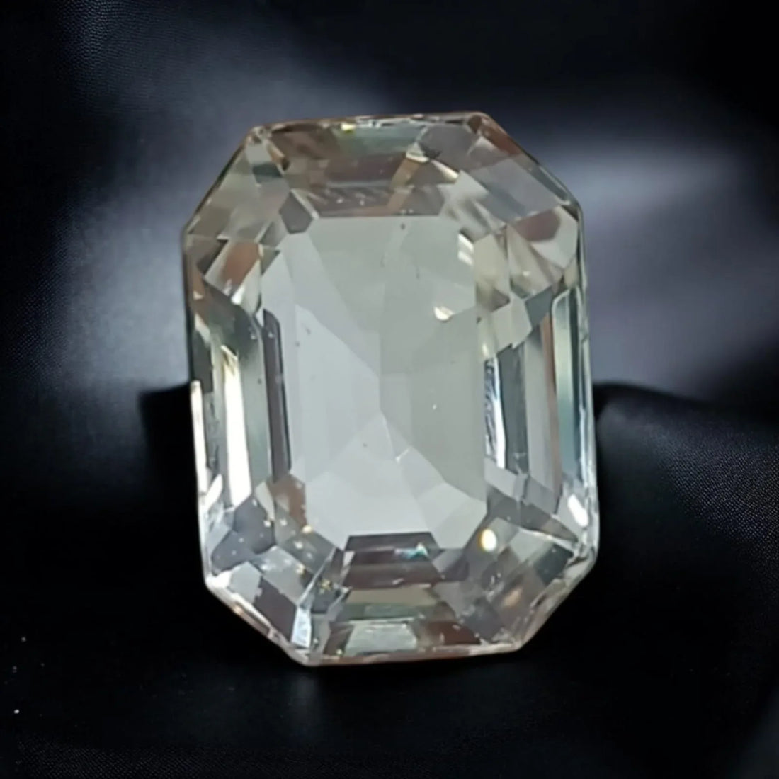 5.38 Ct GII Certified Unheated Untreated Natural Ceylon White Sapphire AAA - Venus Gems