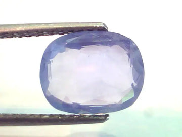 5.39 Ct Unheated Untreated Natural Ceylon Blue Sapphire/Neelam