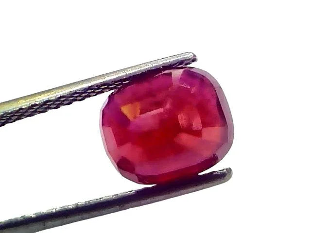 5.47 Ct Natural Ruby Gemstone Manik Gemstone for Sun (Heated) - Venus Gems