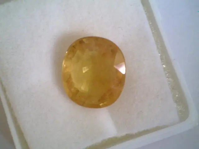 5.40 CT NATURAL PREMIUM BANGKOK YELLOW SAPPHIRE,REAL PUKHRAJ