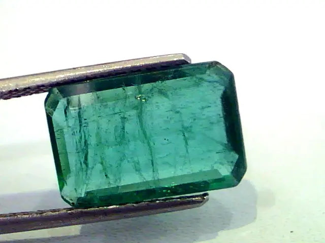 5.40 Ct Unheated Natural Zambian Green Emerald Gemsotne AA