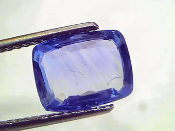 5.41 Ct IGI Certified Unheated Untreated Natural Ceylon Blue Sapphire AA - Venus Gems