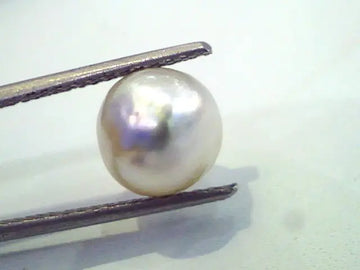 5.28 Carat Natural Certified Real South Sea Pearl,Certified Moti