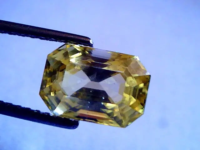 5.43 Ct Unheated Untreated Natural Ceylon Yellow Sapphire AAA