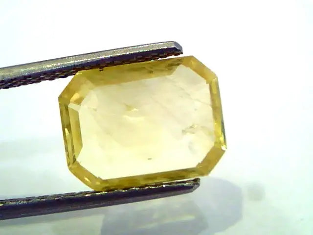5.45 Ct Unheated Untreted Natural Ceylon Yellow Sapphire/Pukhraj