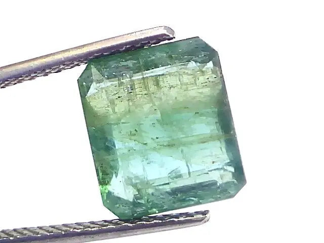 5.43 Ct Certified Untreated Natural Zambian Emerald Gemstone Panna
