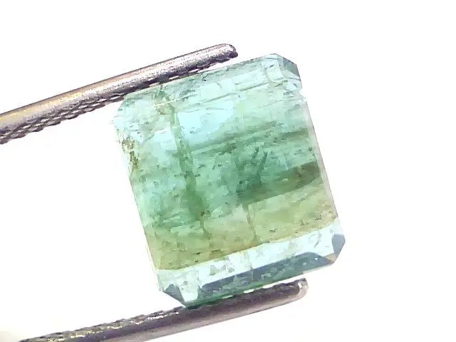 5.43 Ct Certified Untreated Natural Zambian Emerald Gemstone Panna