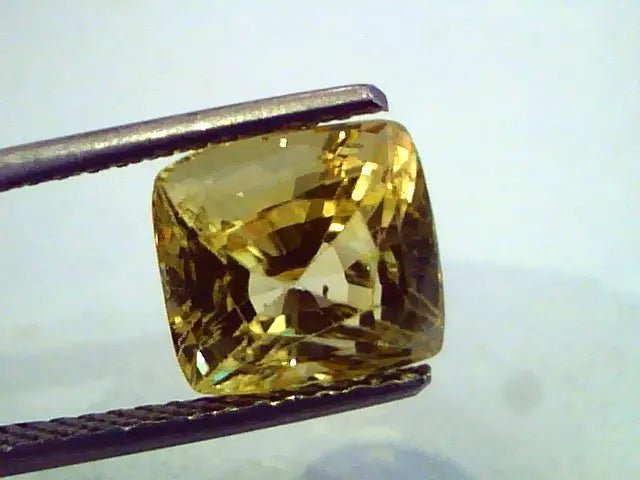 5.40 Ct Unheated Untreated Natural Ceylon Yellow Sapphire Pukhraj
