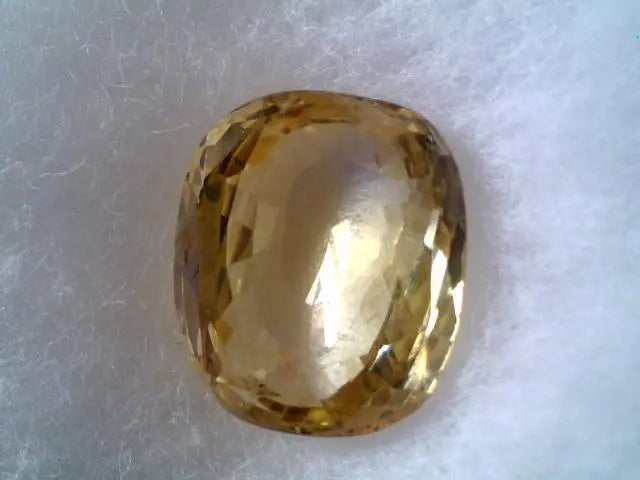 5.50 Ct Unheated Untreated Natural Ceylon Yellow Sapphire A+++++