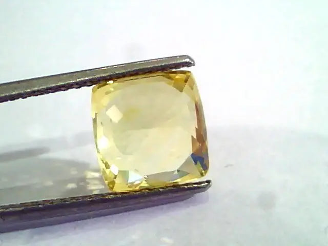 5.50 Ct Unheated Untreated Natural Ceylon Yellow Sapphire Gemstone