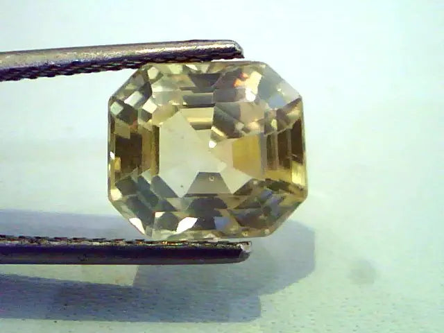 5.49 Ct Unheated Untreted Natural Ceylon Yellow Sapphire/Pukhraj