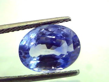 5.51 Ct IGI Certified Kashmir Origin Unheated Blue Sapphire Gems
