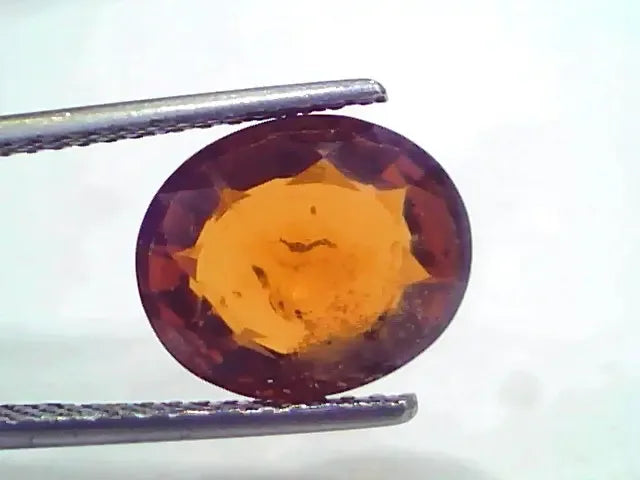 5.52 Ct Untreated Natural Ceylon Gomedh/Hessonite Gemstone - Venus Gems