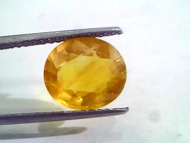 5.57 Ct Natural Yellow Sapphire Pukhraj Jupiter Gemstone(Heated)