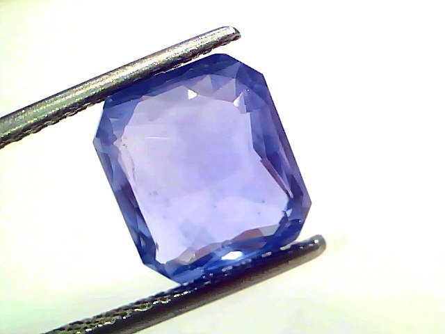 5.54 Carat IGI Certified Unheated Natural Ceylon Blue Sapphire Neelam – 6.08 Ratti