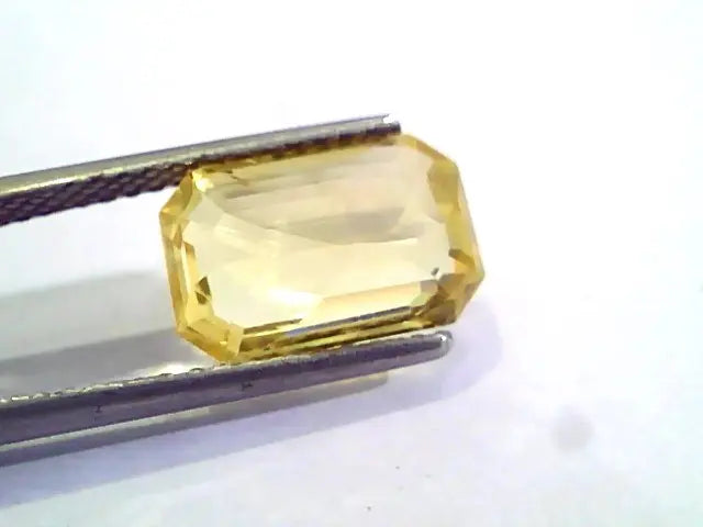 5.56 Ct Unheated Untreated Natural Ceylon Yellow Sapphire Gems