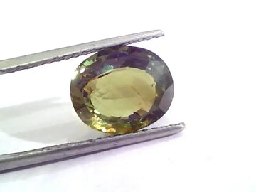 5.57 Ct Untreated Natural Certified Colour Changing Alexandrite