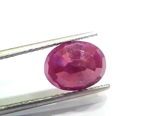 5.62 Ct Certified Unheated Untreated Natural New Burma Ruby