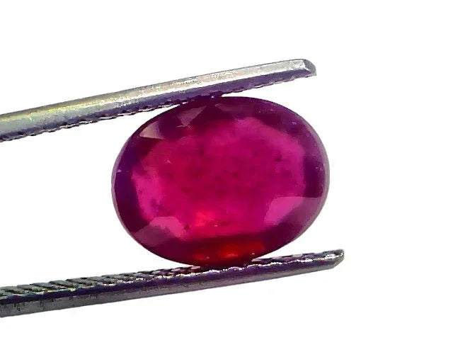 5.65 Ct Natural Ruby Gemstone Manik Gemstone for Sun (Heated) - Venus Gems