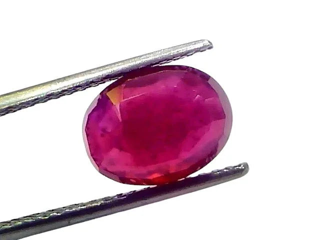 5.65 Ct Natural Ruby Gemstone Manik Gemstone for Sun (Heated) - Venus Gems