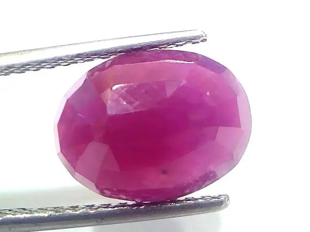5.72 Ct Certified Unheated Untreated Natural New Burma Ruby Manik Stone