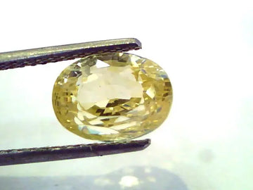 5.50 Ct Unheated Untreated Natural Ceylon Yellow Sapphire/Pukhraj AA