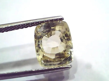 5.60 Ct 9 Ratti Unheated Untreated Natural Ceylon Yellow Sapphire Gems