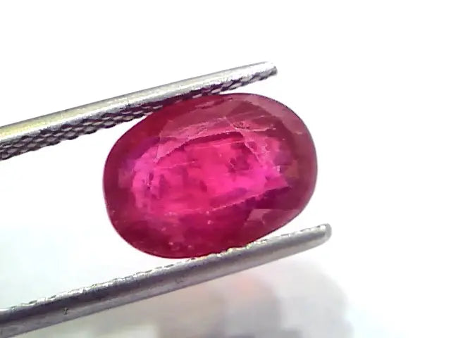 5.67 Ct Natural Ruby Gemstone Manek Gem for Sun (Heated)