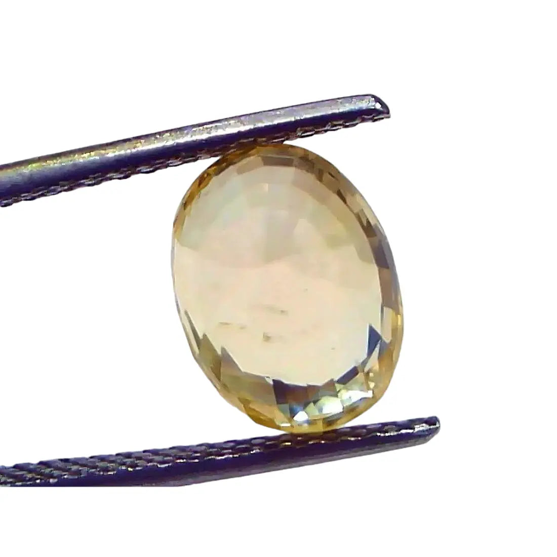 5.63 Ct IGI Certified Unheated Untreated Natural Ceylon Yellow Sapphire