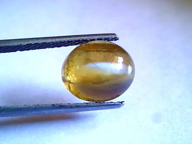 5.64 Ct Untreated Kanak Khet Green Chrysoberyl Cats Eye *RARE*