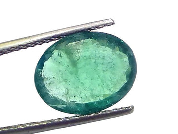 5.64 Ct GII Certified Untreated Natural Zambian Emerald Panna Gems