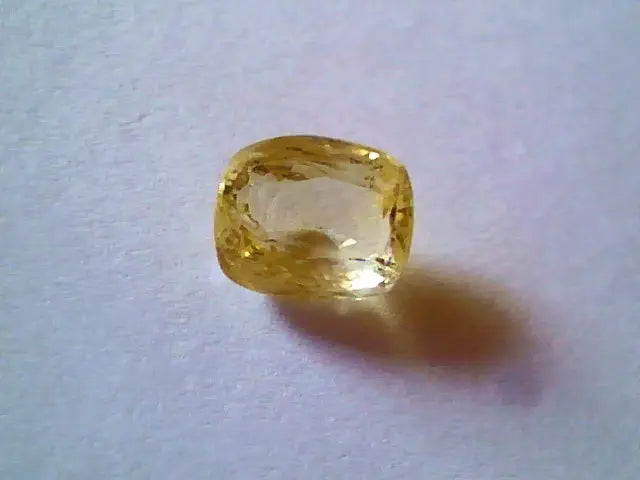5.65 Ct Unheated Untreated Natural Ceylon Yellow Sapphire Gems