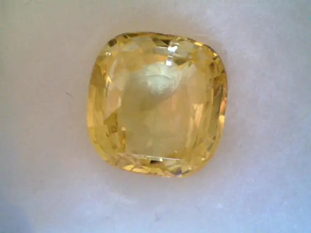 5.66 Ct Unheated Untreated Natural Ceylon Yellow Sapphire Gems