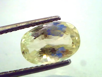 5.66 Ct Unheated Untreted Natural Ceylon Yellow Sapphire/Pukhraj
