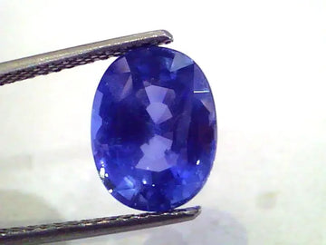 5.69 Ct Unheated Untreated Natural Blue Sapphire Neelam Gems