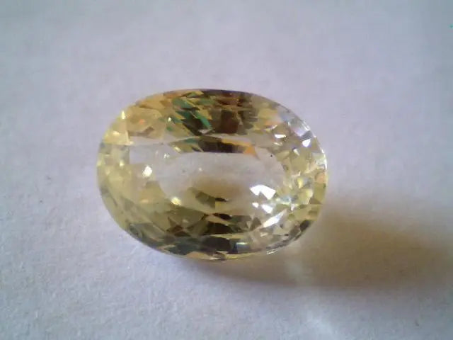 5.70 Ct Unheated Untreated Natural Ceylon Yellow Sapphire Gems