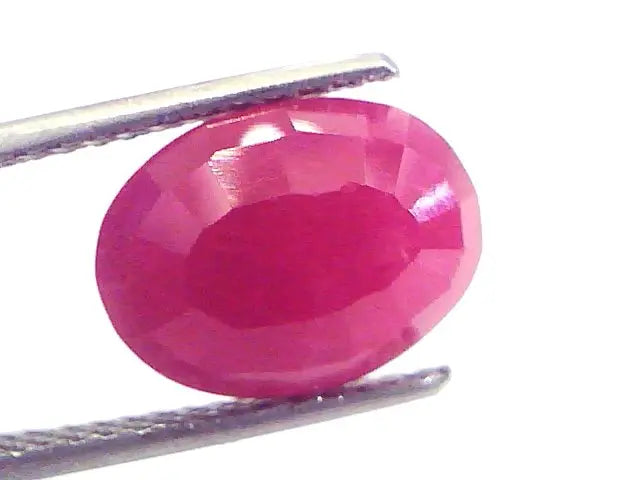 5.73 Ct Untreated Natural Old Burma Ruby Gemstone Manik