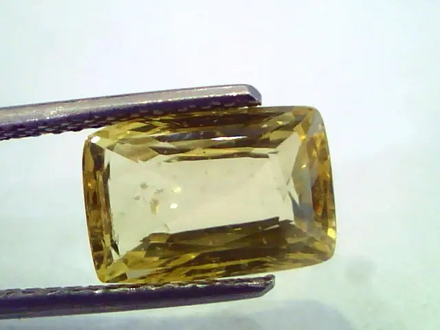 5.68 Ct Unheated Untreted Natural Ceylon Yellow Sapphire Pukhraj