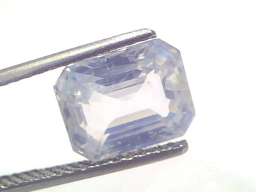 5.70 Ct Gii Certified Unheated Untreated Natural Ceylon White Sapphire