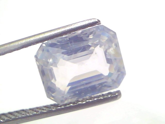 5.70 Ct Gii Certified Unheated Untreated Natural Ceylon White Sapphire