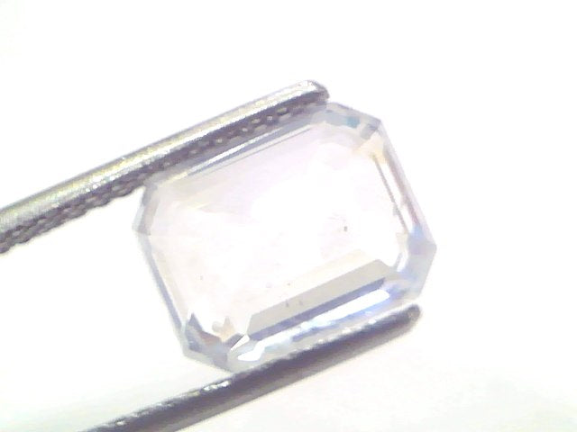 5.70 Ct Gii Certified Unheated Untreated Natural Ceylon White Sapphire