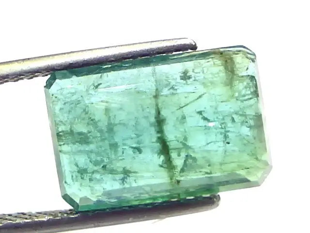 5.74 Ct Certified Untreated Natural Zambian Emerald Gemstone