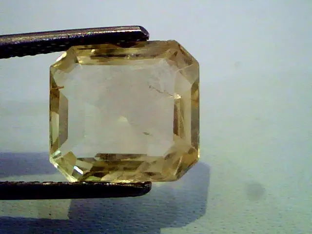 5.75 Ct Unheated Untreted Natural Ceylon Yellow Sapphire/Pukhraj