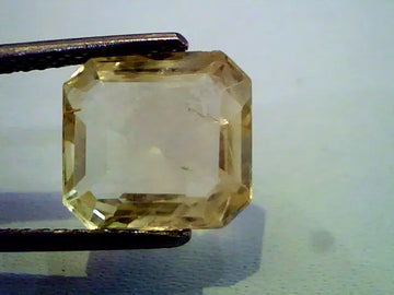 5.75 Ct Unheated Untreted Natural Ceylon Yellow Sapphire/Pukhraj