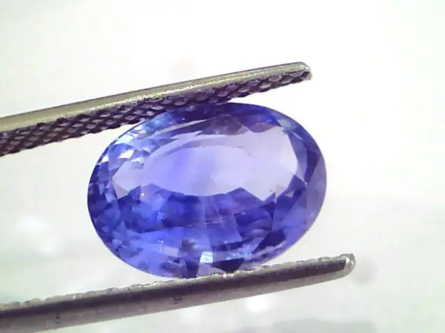 5.76 Ct IGI Certified Unheated Untreated Natural Burma Blue Sapphire AA