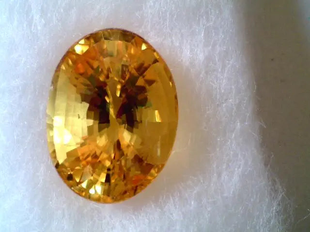 5.77 Ct Top Grade Untreated Natural Ceylon Yellow Sapphire Gems