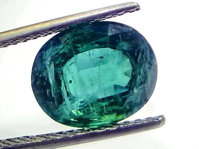 5.77 Ct GII Certified Untreated Natural Zambian Emerald Gemstone AAA