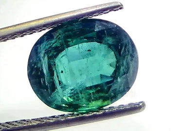 5.77 Ct GII Certified Untreated Natural Zambian Emerald Gemstone AAA