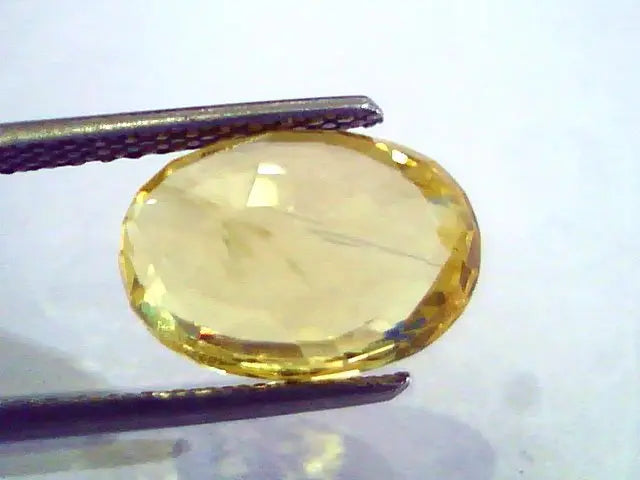 5.79 9.25 Ratti Ct Unheated Untreated Natural Ceylon Yellow Pukhraj